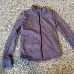 Girls athletic zip up